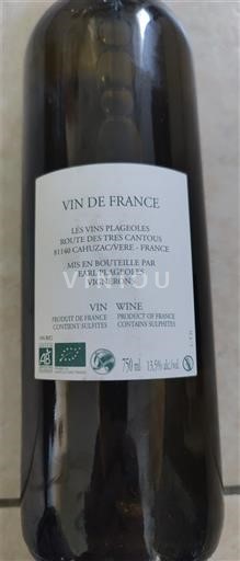 Southwest Côtes du Tarn Domaine Plageoles Verdanel 2021