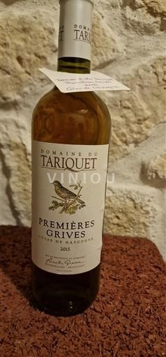 Jihozápad Côtes de Gascogne Domaine Tariquet Premières Grives 2015
