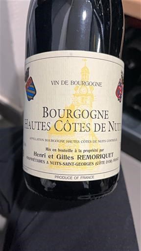 Borgogna Non specificato Henri et Gilles Remoriquet 2022