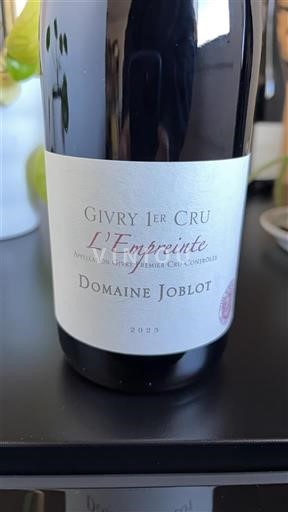 Burgundy Givry Premier Cru Domaine Joblot L'Empreinte 2023