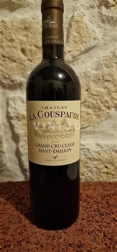 Bordeaux Saint-Émilion Grand Cru Classé Château La Couspaude 2012