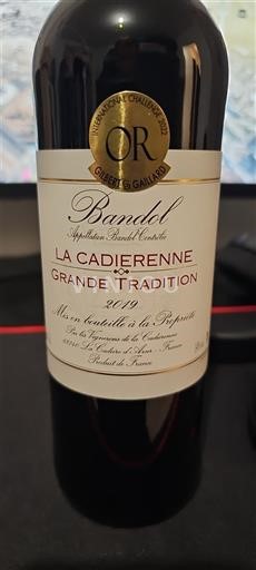 Provence Bandol La Cadière Azur Grande Tradition 2019