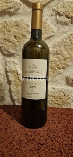 Languedoc và Roussillon Côtes de Thongue La Croix Belle Le Champ des Lys 2021