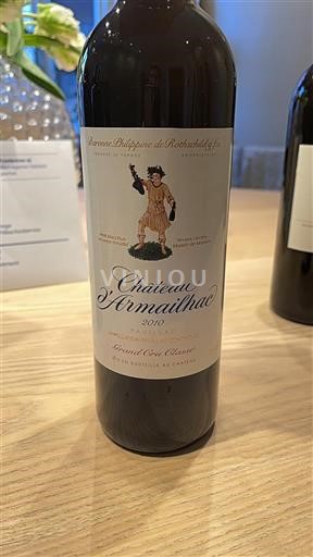 Bordeaux Pauillac Grand Cru Château Armailhac 2010