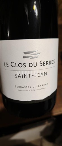 Languedoc Terrasses-du-larzac Clos du Serre Saint-Jean 2023
