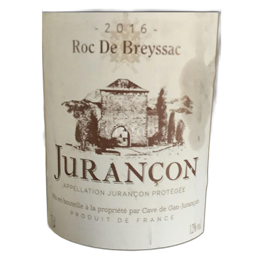 Sudoeste Jurançon Cave de Gan Jurançon Roc De Breyssac 2016