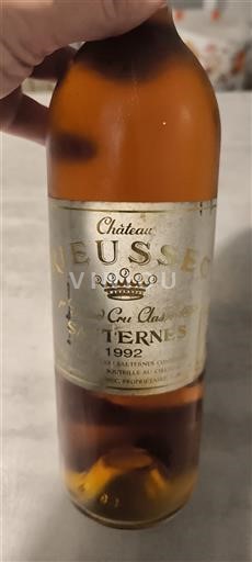Bordeaux Sauternes Grand Cru Château Rieussec 1992