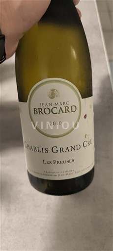 Burgundy Chablis Grand Cru Jean-Marc Brocard Les Preuses 2010