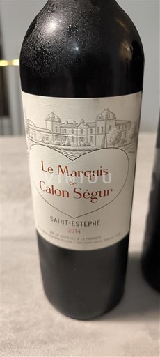 Burdeos Saint-Estèphe Calon Ségur Le Marquis de Calon Ségur 2014