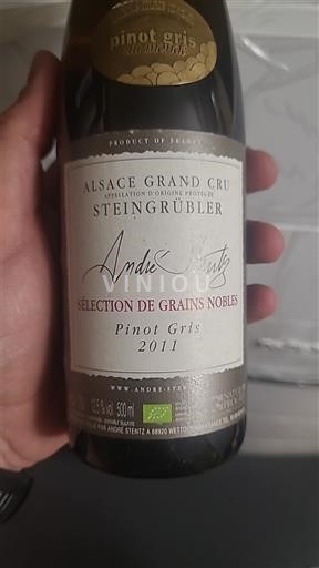 Alsace Alsace Grand Cru Sélection de Grains Nobles André Stentz Steingrubler 2011