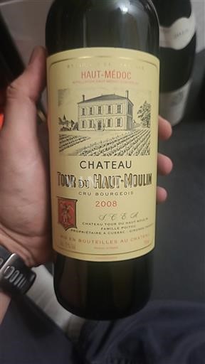 Bordeaux Haut-Médoc Cru Bourgeois Château Tour du Haut-Moulin 2008