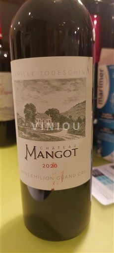 Burdeos Saint-Émilion Gran Cru Grand Cru Château Mangot 2020