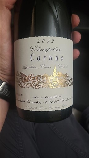 Rhône Valley Cornas Domaine Courbis Champelrose 2012