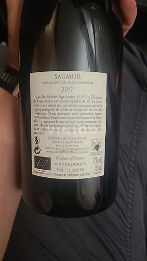 Loiredalen Saumur Château Fosse-Sèche 2017