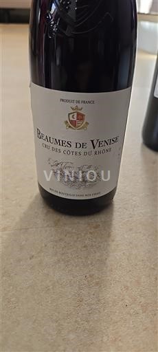 Rhônedalen Beaumes de Venise Dentelles de Montmirail Icke årgångsbetecknad