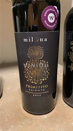 Puglia Susumaniello Salento Milona 2022