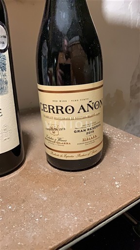 La Rioja rioja Cerro Añon Gran Reserva 2015