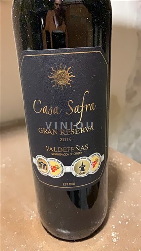 Castille-La Manche Valdepenas Casa Safra Gran Reserva 2016
