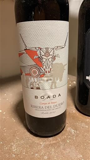 Vin Rouge sec Roble Boada 2017 Espanja Kastilia ja León Ribera del Duero DO