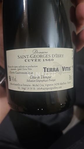 Languedoc-Roussillon Côtes de Thongue Domaine Saint-Georges Ibry 1860 2019