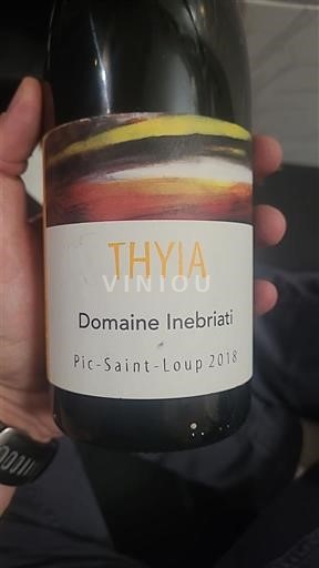 Languedoque Pic-saint-loup Domaine Inebriati Thyia 2018