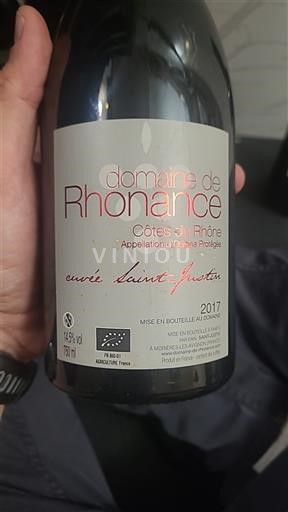 Thung lũng Rhône Côtes-du-rhône Domaine Rhonance Saint Justin 2017