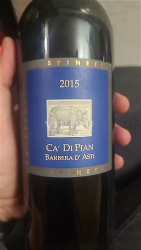 Piedmont Wines Barbera d'Asti La Spinetta Ca’ di Pian 2015