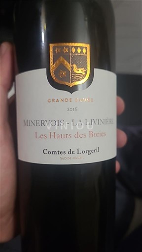 Languedoque Minervois-la-Livinière Comtes de Lorgeril Les Hauts des Bories 2016