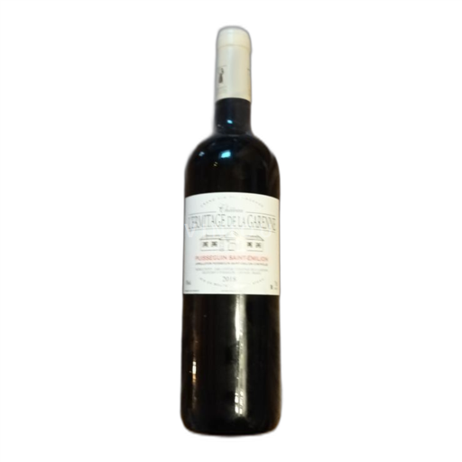 Vin Rouge sec Château L'Ermitage de la Garenne 2018 France Bordeaux Puisseguin-saint-émilion AOC