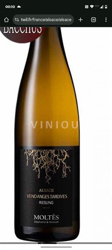 Alsace Riesling Vendanges Tardives Moltès 2020