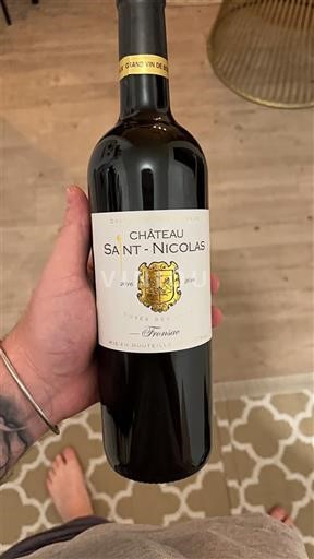 Bordeaux Lussac-saint-émilion Château Saint-Nicolas du Seigneur 2016