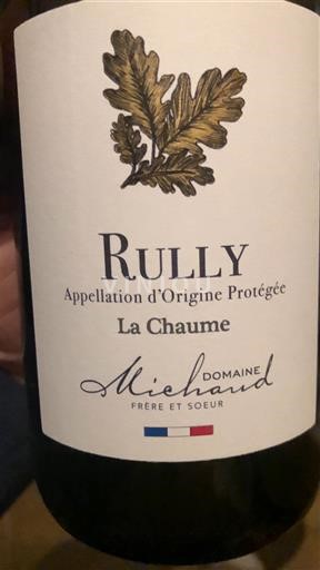 Burgund Rully Domaine Michel La Chaume 2022