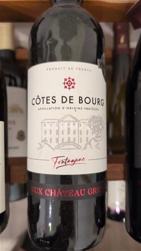 Burdeos Côtes-de-bourg Château Vieux Graud Fontagnac 2022