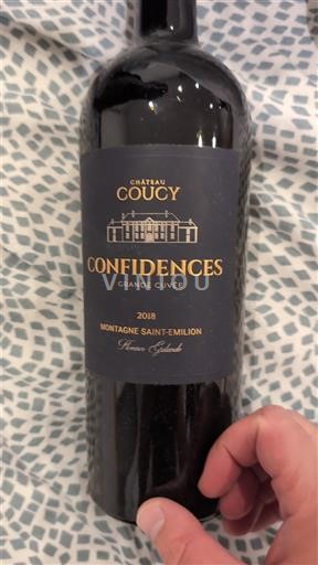 Bordeaux Montagne-saint-émilion Château Coucy Confidences Grande 2018