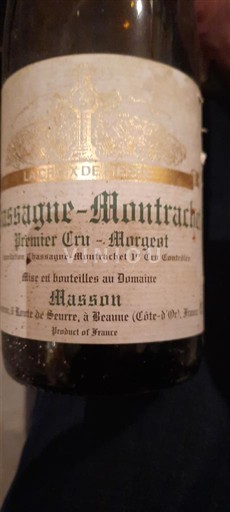 Borgoña Chassagne-Montrachet Premier Cru Masson La Croix de Monquet 2009