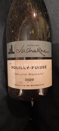 Burgundi Pouilly-fuissé Domaine Lacharme Récolte Manuelle 2020