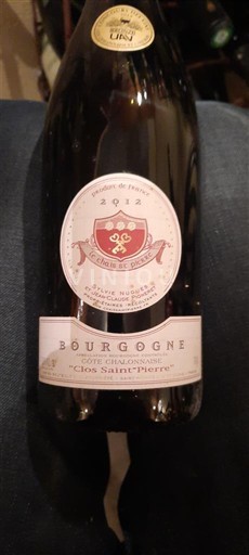 Burgundsko Sylvie nugues Clos Saint-Pierre 2012