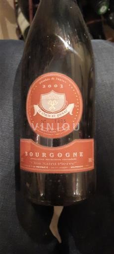 Burgundsko Le Clos St Pierre Sélection de réserve 2003