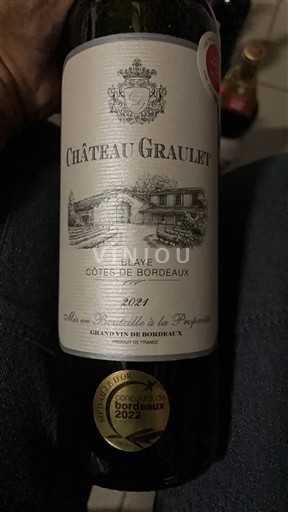 Bordeaux Côtes-de-blaye Château Graulet 2021