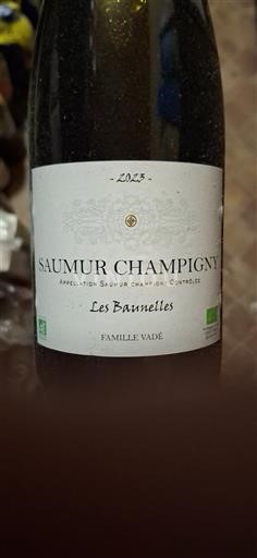 Loiretal Saumur-Champigny Famille Vadé Les Baunelles 2023