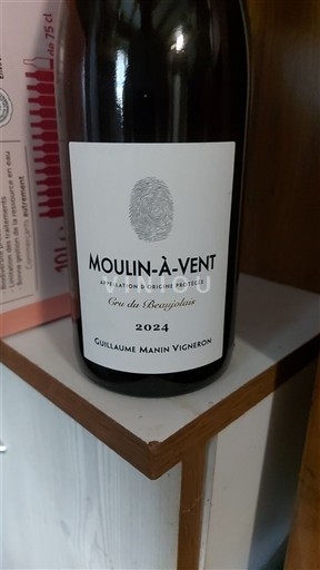 Beaujolais Moulin-à-vent Guillaume Manin Vigneron 2024
