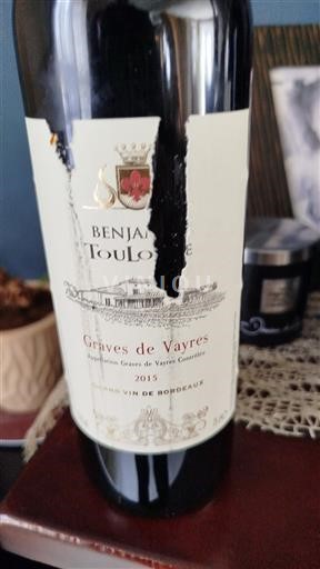 Bordeaux Graves-de-vayres Benjamin de Toulouse 2015