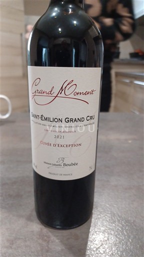 Bordeaux Saint-Émilion Grand Cru Grand Cru Vignobles Boubée d'Exception 2021