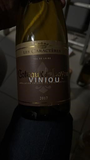 Loire-dalen Coteaux-du-layon Les Caractères 2017