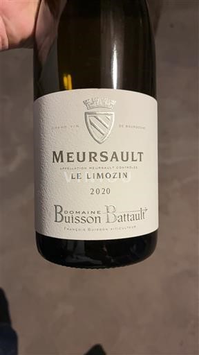 Bourgondië Meursault Domaine Buisson Battault Le Limozin 2020