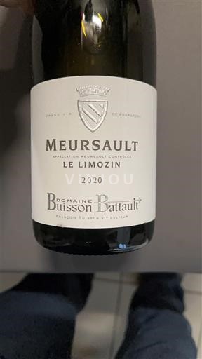Burgundy Meursault Domaine Buisson Battault Le Limozin 2020