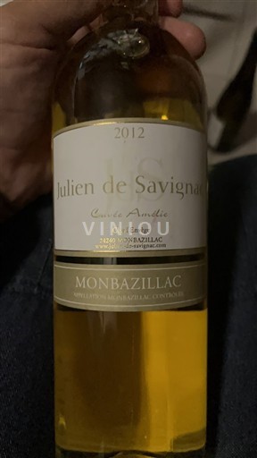 Sydväst Monbazillac Julien de Savignac Amélie 2012