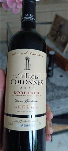 Bordeaux Les Trois Colonnes 2012