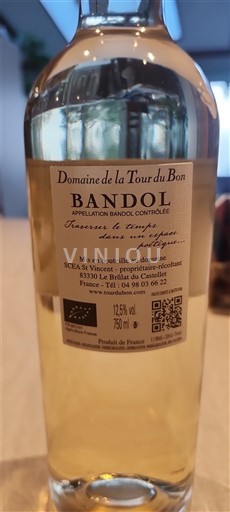 Provenza Bandol Domaine La Tour du Bon Ensoleille le temps doux midiagne 2024