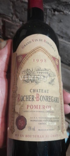 Bordeaux Pomerol Château Rocher-Bonregard 1998